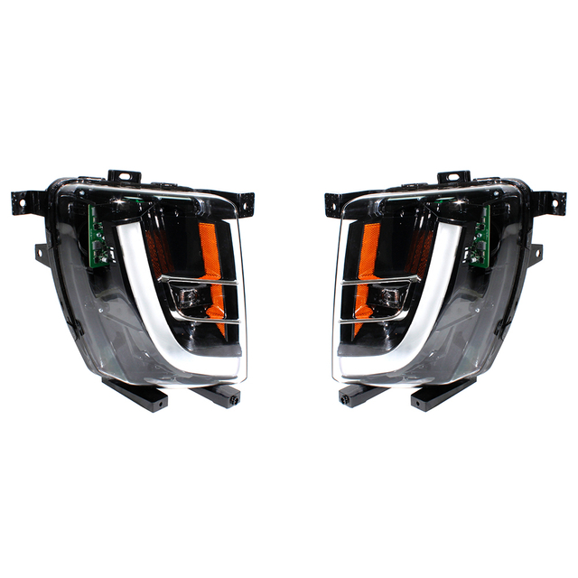Lámpara antiniebla para Tesla Model X 2016 2017 2018 2019 2020 2021/versión estadounidense/alta/LED 1034327-00-C 1034326-00-C