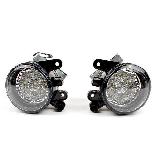 Lámpara de niebla para VW Jetta A5 V Mk5 1K5 2006 2007 2008 2009 2010 2011/9led Bulbs 1T0941699L 1T0941700L