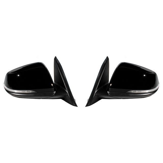 Conjunto de espejo trasero para BMW X1F48 2016 2017 2018 2019 2020 2021 Paint negro 51167459787 51167459788